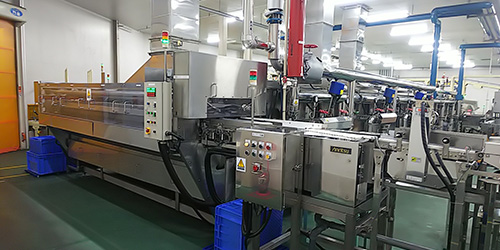 加熱殺菌・冷却
